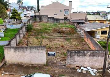 Terreno à venda, 437 m² por r$ 370.000,00 - dos estados - guarapuava/pr