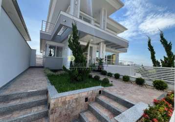 Casa com 4 suítes à venda, 650 m² por r$ 3.600.000,00- pedra branca - palhoça/sc