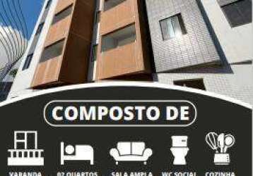 Apartamento com varanda, 2 quartos (1 suíte) no geisel