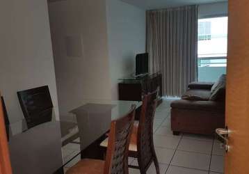 Apartamento mobiliado para aluguel possui 60 m² com 2 quartos em cabo branco - joão pessoa - pb