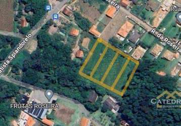 Terreno à venda, 1200 m² por r$ 479.000,00 - roseira - jundiaí/sp