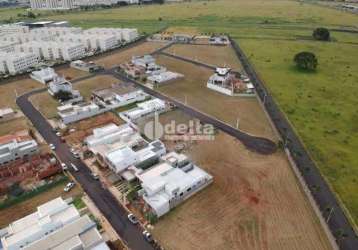 Terreno no condomínio disponível para venda no bairro gávea sul em uberlândia-mg