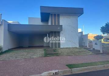 Casa em condomínio  disponível para locação no bairro grand ville em uberlândia-mg