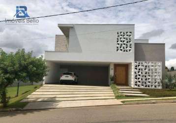 Casa com 4 dormitórios à venda, 400 m² por r$ 3.900.000,00 - condominio 7 lagos - itatiba/sp