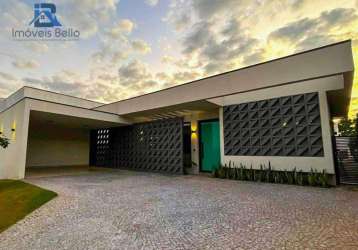 Casa com 3 dormitórios à venda, 221 m² por r$ 1.800.000,00 - condominio 7 lagos - itatiba/sp