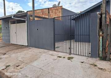 Casa para venda com 2 quartos em jardim ivone, bauru - sp