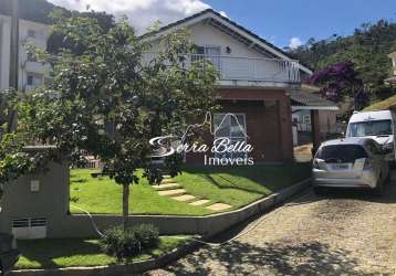 Casa com 4 dormitórios, 233 m² - venda por r$ 1.000.000,00 ou aluguel por r$ 6.217,76/mês - tijuca - teresópolis/rj