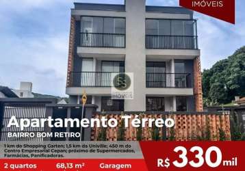 Apartamento a venda térreo no bairro bom retiro - ótimo para investidores!