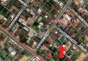 Terreno plano no bairro bom retiro - joinville