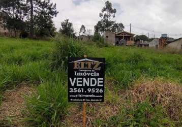 Terreno 250m² bairro campo grande - est. velha