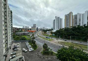 Apartamento com 1 dormitório à venda, 77 m² por r$ 159.900,00 - candeal - salvador/ba