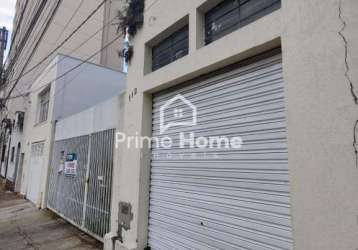 Sala comercial à venda na rua luzitana, 112, bosque, campinas, 317 m2 por r$ 450.000