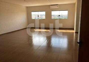 Sala comercial para alugar na rua alcides barel, 750, residencial parque da fazenda, campinas, 76 m2 por r$ 1.600