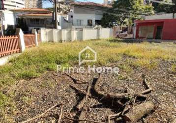 Terreno comercial para alugar na rua doutor emílio ribas, 127, cambuí, campinas por r$ 12.000