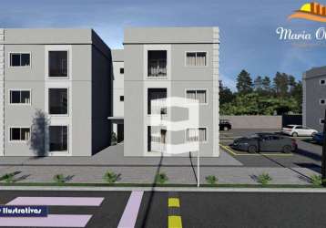 Apartamento com 2 dormitórios à venda, 42 m² por r$ 184.000,00 - núcleo habitacional adriano correia - apucarana/pr
