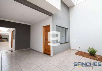 Casa com 3 dormitórios à venda, 110 m² por r$ 350.000,00 - jardim primavera - apucarana/pr