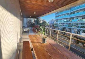 Apartamento com 3 dormitórios à venda, 210 m² - vila nova - cabo frio/rj