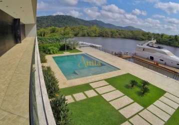 Casa de alto padrão marina guarujá, pier 185,06m² - 6 suítes