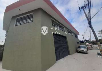 Galpão para alugar, 328 m² por r$ 7.293,00/mês - jardim leocádia - sorocaba/sp