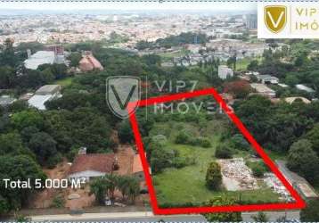 Terreno à venda, 5099 m² por r$ 2150.000,00 - horto florestal - sorocaba/sp