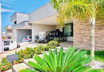 Casa com 3 dormitórios à venda, 217 m² por r$ 1.690.000,00 - condomínio chácara ondina - sorocaba/sp