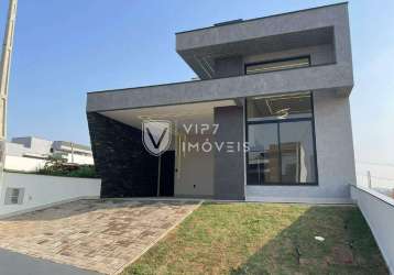 Casa à venda, 3 quartos, 1 suíte, 4 vagas, jardim reserva ipanema - sorocaba/sp