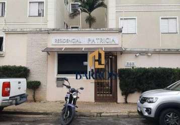 Apartamento à venda, 2 dormitórios, nova américa edifício patrícia, 50 m² piracicaba, sp -