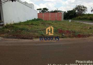 Terreno á venda 284 m² campos do conde - piracicaba/sp