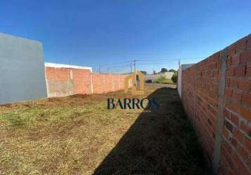 Terreno/lote a venda 250m² - bairro jd. são francisco - terras de treviso - piracicaba/sp