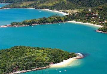 Ubatuba, praia do pulso - terreno aclive com projeto de um pequena edificação projetada, 1200m2 de área.