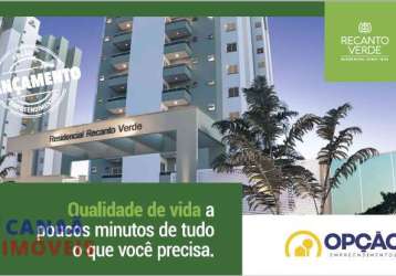 Recanto verde - recanto verde apartamentos 2 quartos c/ suíte, sacada, elevador e lazer na  região novo mundo c/ documentos grátis*