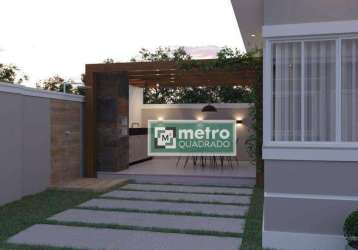 Casa com 2 dormitórios à venda, 65 m² por r$ 285.000,00 - jardim campomar - rio das ostras/rj -próximo à rodovia amaral peixoto, 250 metros da praia a