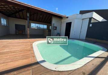 Cobertura com 3 quartos à venda, 100 m² por r$ 449.000 - floresta da gaivota - rio das ostras/rj