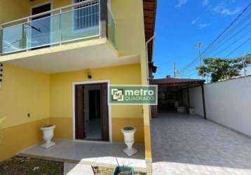 Casa com 2 quartos à venda, 93 m² por r$ 400.000 - ouro verde - rio das ostras/rj