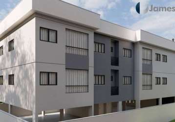 Apartamento com 2 dormitórios à venda, carijós - indaial