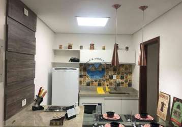 Vendo/alugo flat em sãovicente – centro – praia do gonzaguinha, 39m²