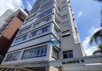 Apartamento com 2 dormitórios mobiliado  para alugar, 40 m² por r$ 3.600/mês - gonzaga - santos/sp