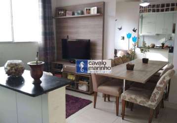 Apartamento com 2 dormitórios à venda, 48 m² por r$ 185.000,00 - residencial jequitibá - ribeirão preto/sp