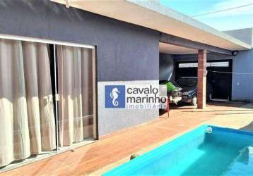 Casa com 3 dormitórios à venda, 160 m² por r$ 405.000,00 - parque das oliveiras ii - ribeirão preto/sp