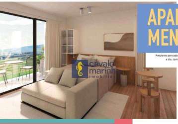 Flat com 1 dormitório à venda, 27 m² por r$ 265.000,00 - jardim nova aliança sul - ribeirão preto/sp