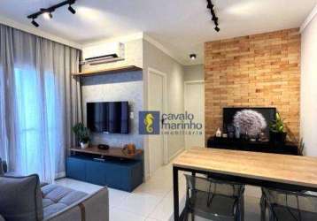 Apartamento com 2 dormitórios à venda, 51 m² por r$ 295.000,00 - residencial greenville - ribeirão preto/sp