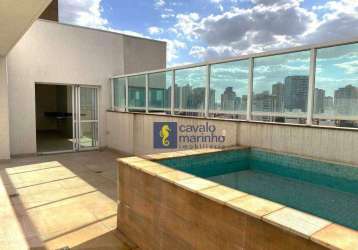 Cobertura com 3 dormitórios à venda, 231 m² por r$ 1.600.000 - jardim botânico - ribeirão preto/sp