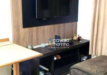 Apartamento com 2 dormitórios à venda, 48 m² por r$ 195.000,00 - parque dos lagos - ribeirão preto/sp