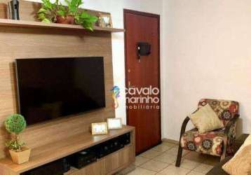 Apartamento com 2 dormitórios à venda, 49 m² por r$ 195.000 - jardim macedo - ribeirão preto/sp