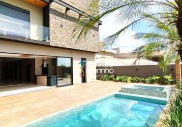 Casa com 5 dormitórios à venda, 400 m² por r$ 3.920.000 - reserva santa luisa - ribeirão preto/sp