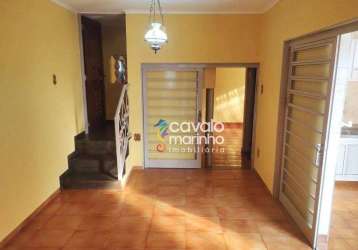 Casa com 3 dormitórios para alugar, 240 m² por r$ 3.450/mês - vila tibério - ribeirão preto/sp