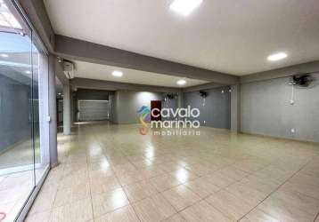 Salão, 314 m² - venda por r$ 1.790.000,00 ou aluguel por r$ 11.132,38/mês - jardim botânico - ribeirão preto/sp