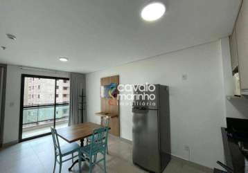 Flat com 1 dormitório para alugar, 35 m² por r$ 2.502/mês - jardim botânico - ribeirão preto/sp