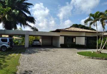 Casa com 4 quartos,  venda por r$ 3.000.000 ou aluguel por r$ 12.000/mês - portão - lauro de freitas/ba