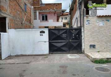 Casa com 1 quarto à venda, 40 m² por r$ 100.000 - massaranduba - salvador/ba